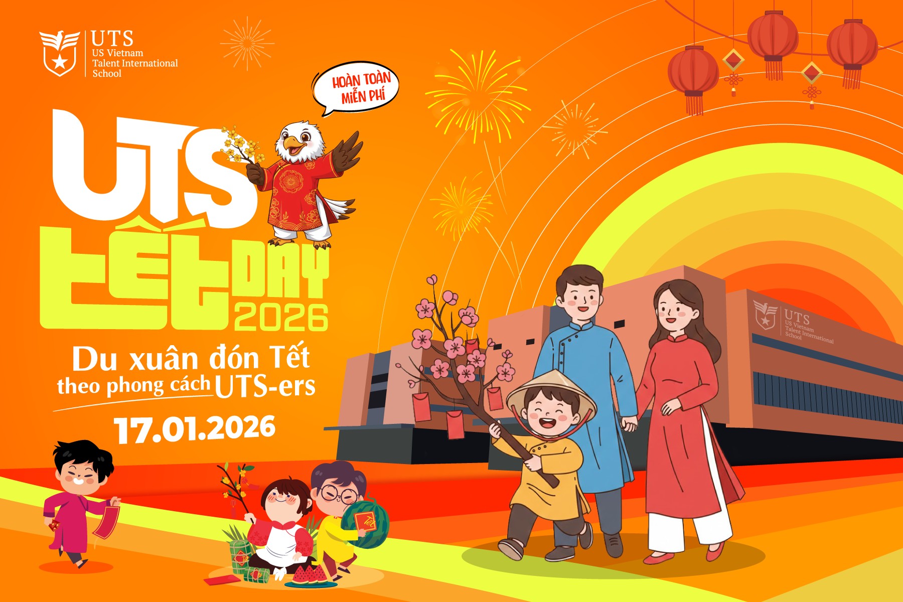 UTS Tết Day 2026: Cùng nhau có một trải nghiệm mùa Tết khác biệt tại UTS cơ sở Saigon South