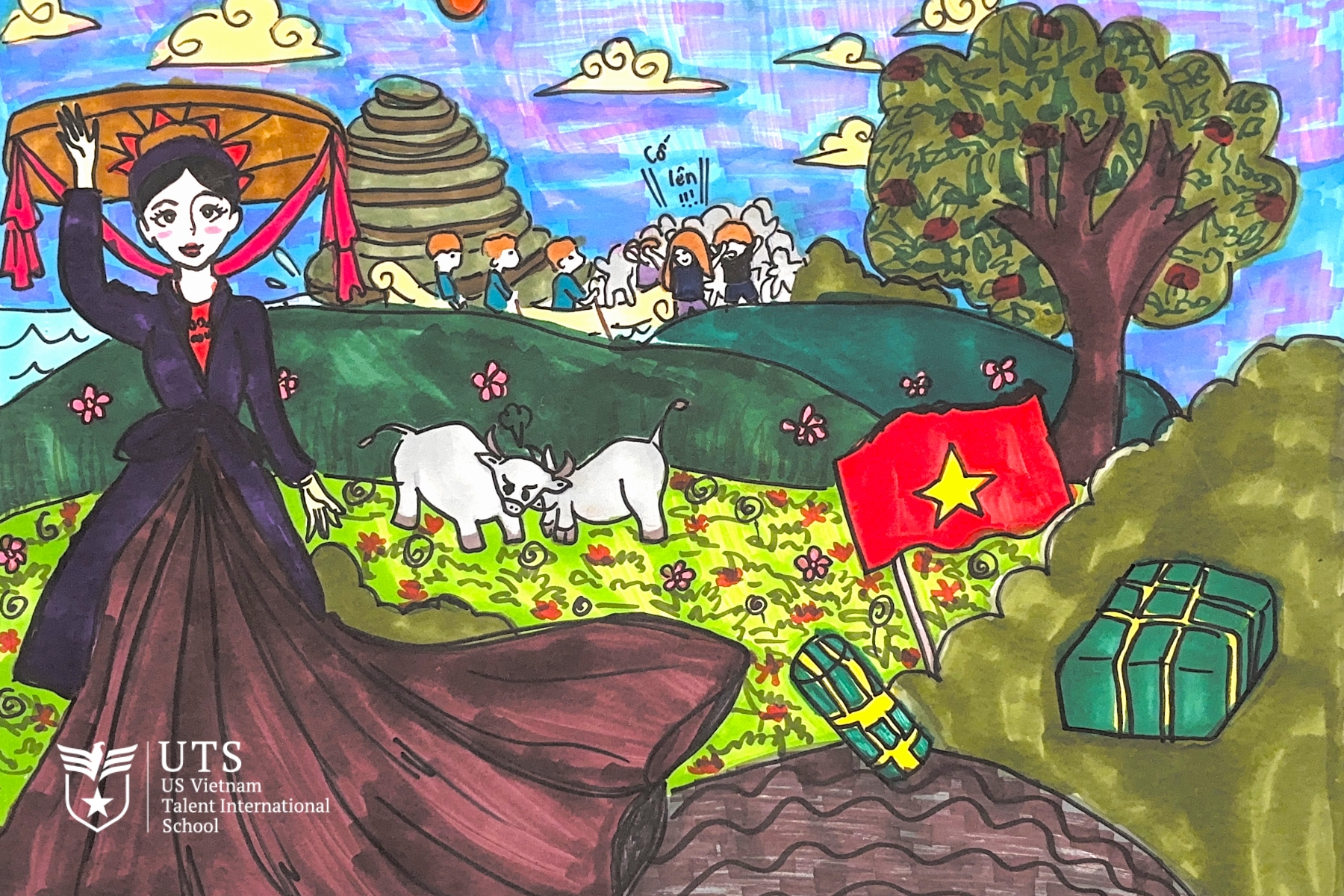 Cuộc thi vẽ tranh “Họa sĩ nhí” |  Phác hoạ vẻ đẹp văn hoá Việt Nam