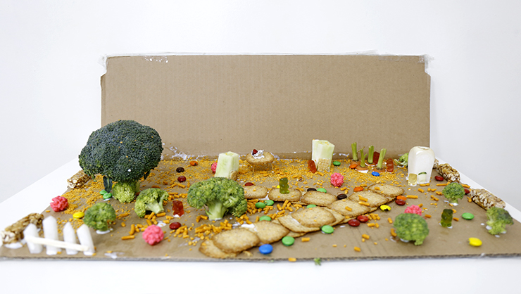 Học tiếng Anh bằng những mô hình làm từ… đồ ăn!