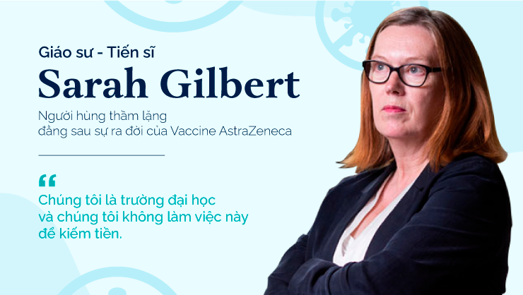 SARAH GILBERT – Người hùng thầm lặng đứng sau sự ra đời của AstraZeneca