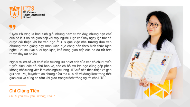 “An tâm khi giao trọng trách trồng người cho UTS”